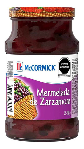 Mermelada De Zarzamora Mccormick 450g