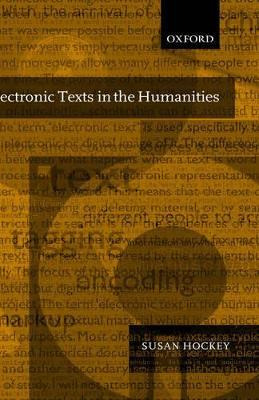 Libro Electronic Texts In The Humanities : Principles And...