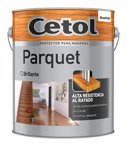 Cetol Parquet Vitrolastificante Brillante 4 Lts Al Aguarras