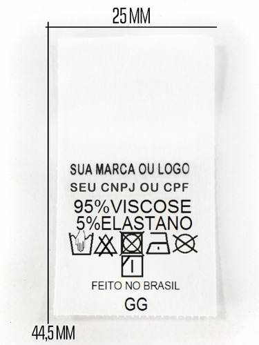 Como Colocar Sua Etiqueta Em Roupa Composição 1000 Envio Já