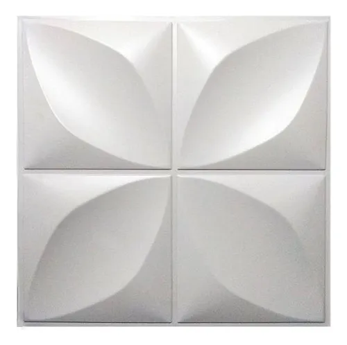 comprar Kit 100 Placas Pvc 3d Revestimento Parede Flor Pétalas 25cm