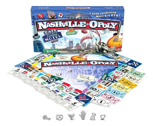 Juego De Mesa Nashville-opoly