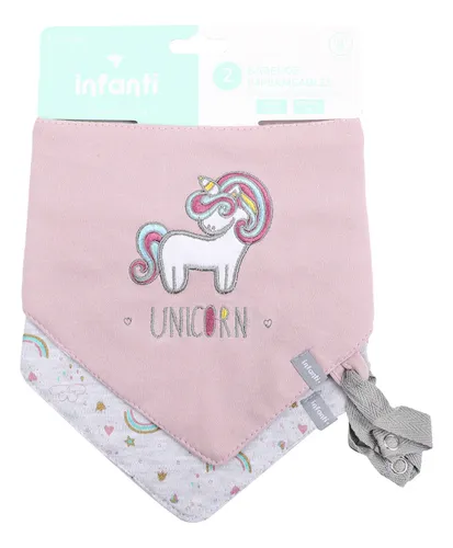 Bipack Baberos Impermeables Unicornio T24 Infanti