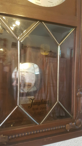 Reloj De Pared Antiguo Junghans Bin Ban Selva Negra Plateado (Usado)