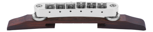 Base De Palisandro Guitar Bridge Para Música Jazz Tipo Sg