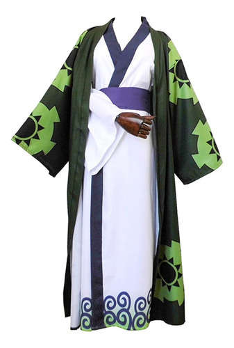 Kimono Anime Cosplay Para Hombre Capa Halloween Unisex Traje