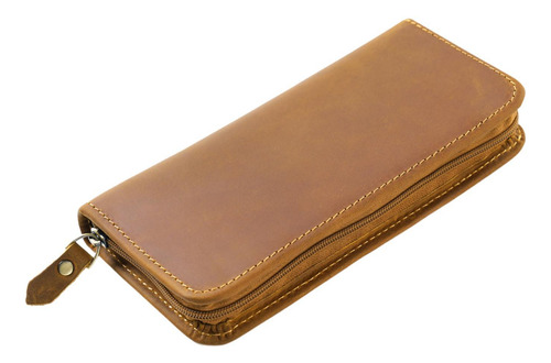 Crazy Horse Estuche Para Lápices Estuche Para Marrón