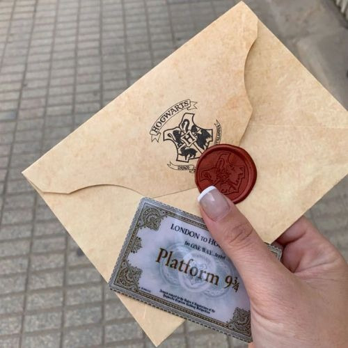 Carta Hogwarts Harry Potter Con Sello De Lacre Harry Potter