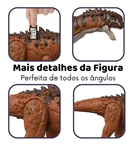 Comprar Jurassic World dinossauro Ampelosaurus grande ação de Mattel