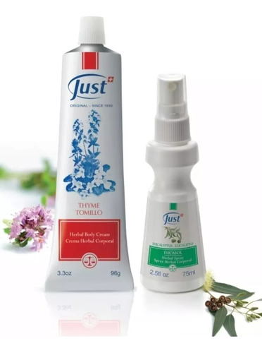 Kit Eucasol 75ml + Crema De Tomillo 96g. Swissjust Respira 