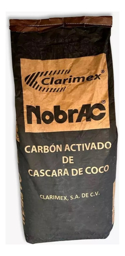 Carbón Activado Concha De Coco Costal 25 Kg Clarimex 2 Ft