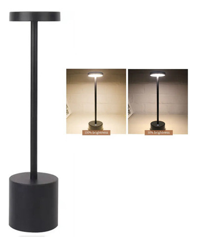 Lámpara De Mesa Con Luz Led Táctil Recargable Regulable