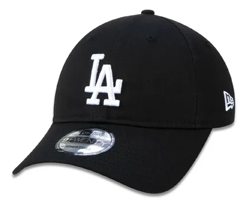 Boné 9twenty Mlb Los Angeles Dodgers Aba Curva Black...