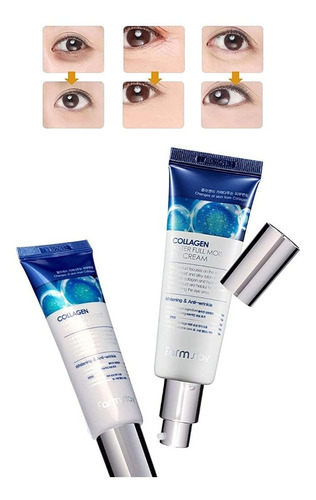 Crema Contorno Ojos Colágeno Antiedad 50ml Cosmética Coreana