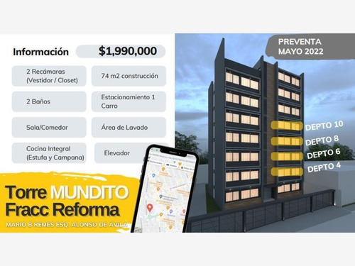 Imagen 1 de 1 de Departamento En Venta Reforma