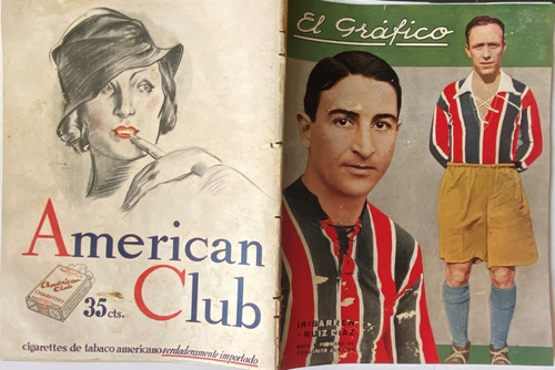 El Gráfico Nº 793 Antigua Revista Fútbol Deportes Set 1934