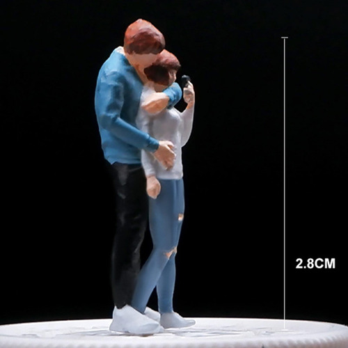 1/64 Diorama Figura Layout Em Miniatura Modelo Realista