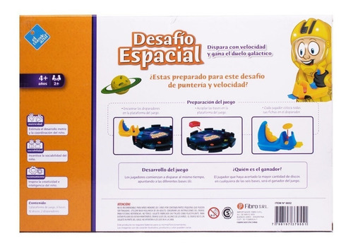 Juego De Mesa Desafío Espacial El Duende Azul 6652
