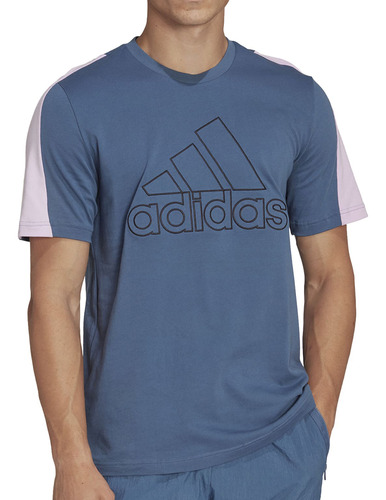 Remera adidas Icons Embroidered Badge Of Sport Hombre Ae Li