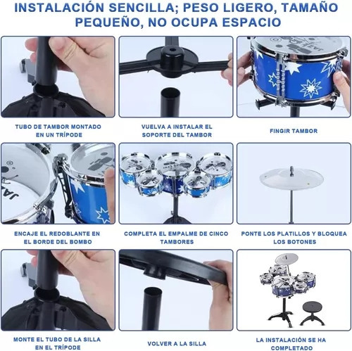 Música, Tambores, Juguetes Para Niños, Instrumentos De Rock