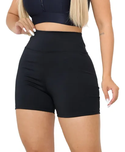 Kit Conjunto Short Legging Feminino Suplex Fitness + Top Academia Suplex  feminino Goodbest - Cinza