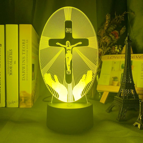 Luz Nocturna Led D Para Decoración, Lámpara De La Santísima
