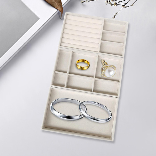Organizador De Bandejas De Joyería De 6 Uds, Duradero,