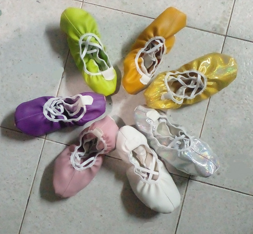 Zapatillas Para Danzas, Balleth O Disfraz. Niños Y Adultos.