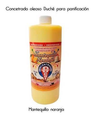 Imagen 1 de 2 de Concentrado Oleoso Duché Mantequilla Naranja 1lt