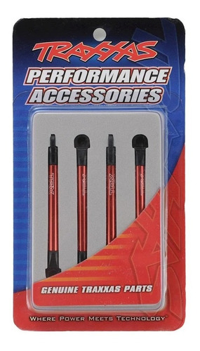 Traxxas Aluminum Push Rods (red) (4)