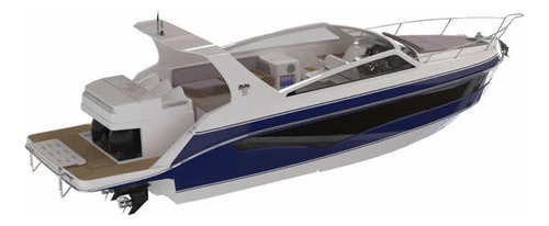 Lancha Real 35 Cabriolet Com 2x Mercury 150hp 4t Nova