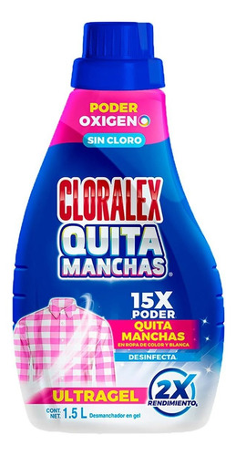 Quitamanchas En Gel Cloralex Poder Oxígeno 1.5l