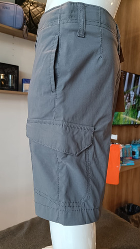 Short / Bermuda Weatherproof Para Niño Color Gris Talla 6