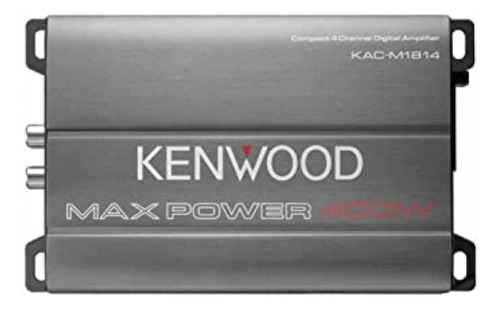 Kenwood Amplificador Compacto De 4 Canales Kacm1814