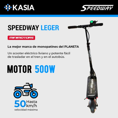 Monopatin Electrico Minimotors Speedway Leger Motor 500w
