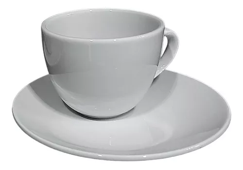 Taza Desayuno 245ml + Plato Tsuji Porcelana Linea 1900 X2 Pz