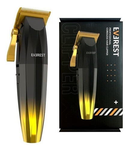 Imagen 3 de 4 de Maquina Cortadora Pelo Dorada Profesional Trimmer Everest