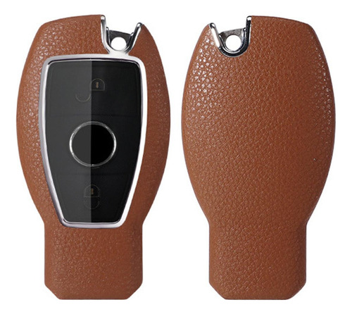 Car Key Fob Cover Case Shell Compatible Con Marrón