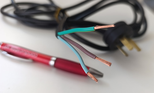 Rollo Cable Tipo Taller 3x0,5 Normalizado 100 Mts Conducable Negro