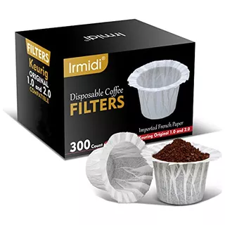 Disposable Coffee Paper Filters 300 Count K Cup Coffee ...