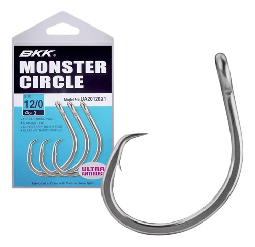 Bkk Ganchos A-br-5509 Monster Circle Tamaño 6 Paquete