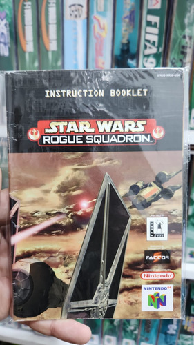 Manual Star Wars Rogue Squadron Original Nintendo 64 (3) (Usado)