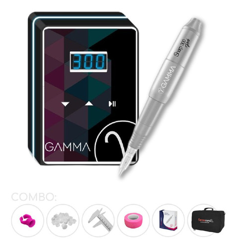 Combo Dermógrafo - Controle Gamma Black + Caneta Sharp Pro