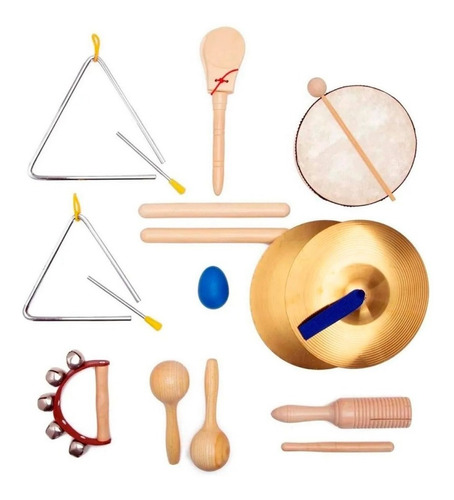 Set De Percusion Knight Jb1002 8 Instrumentos P/niños