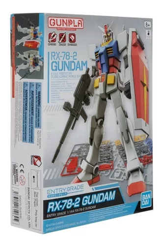 Model Kit Gundam Rx-78-2 Gunpla Entry Grade Bandai Gastovic