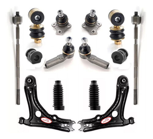 Kit Tren Delantero Vw Polo 2001 Parrillas Axiales