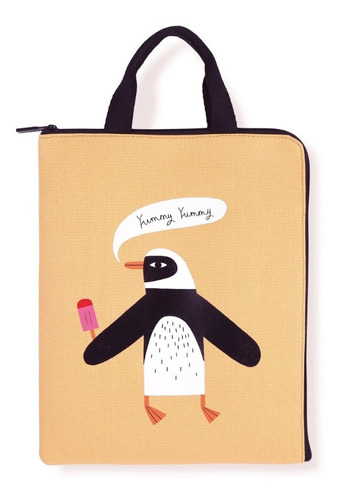 Bolsa Malote Documento Notebook Pinguim