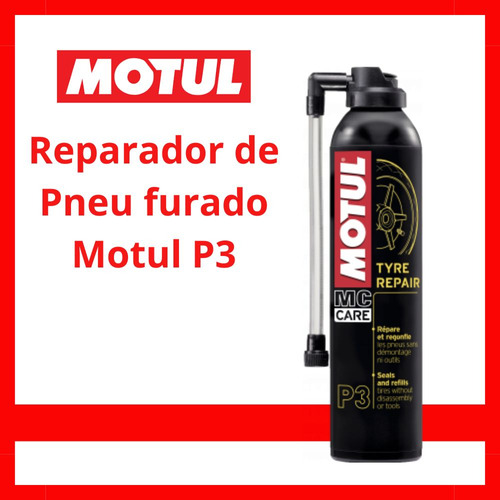 Reparador De Pneu Furado P3 Tyre Repair 300ml Motul