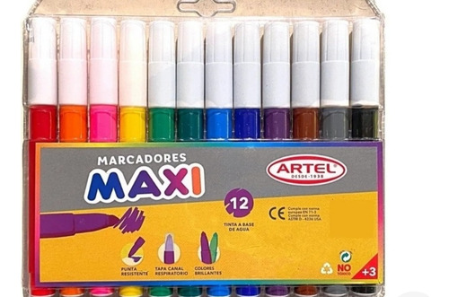 Marcadores Lapices Scriptos Maxi Artel