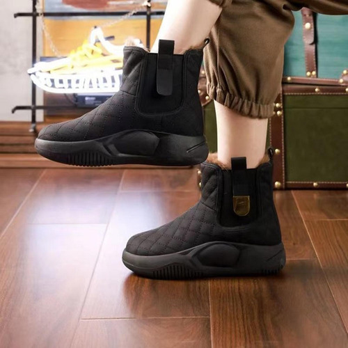 Botas De Nieve De Invierno Botines Aislamiento 37 Negro